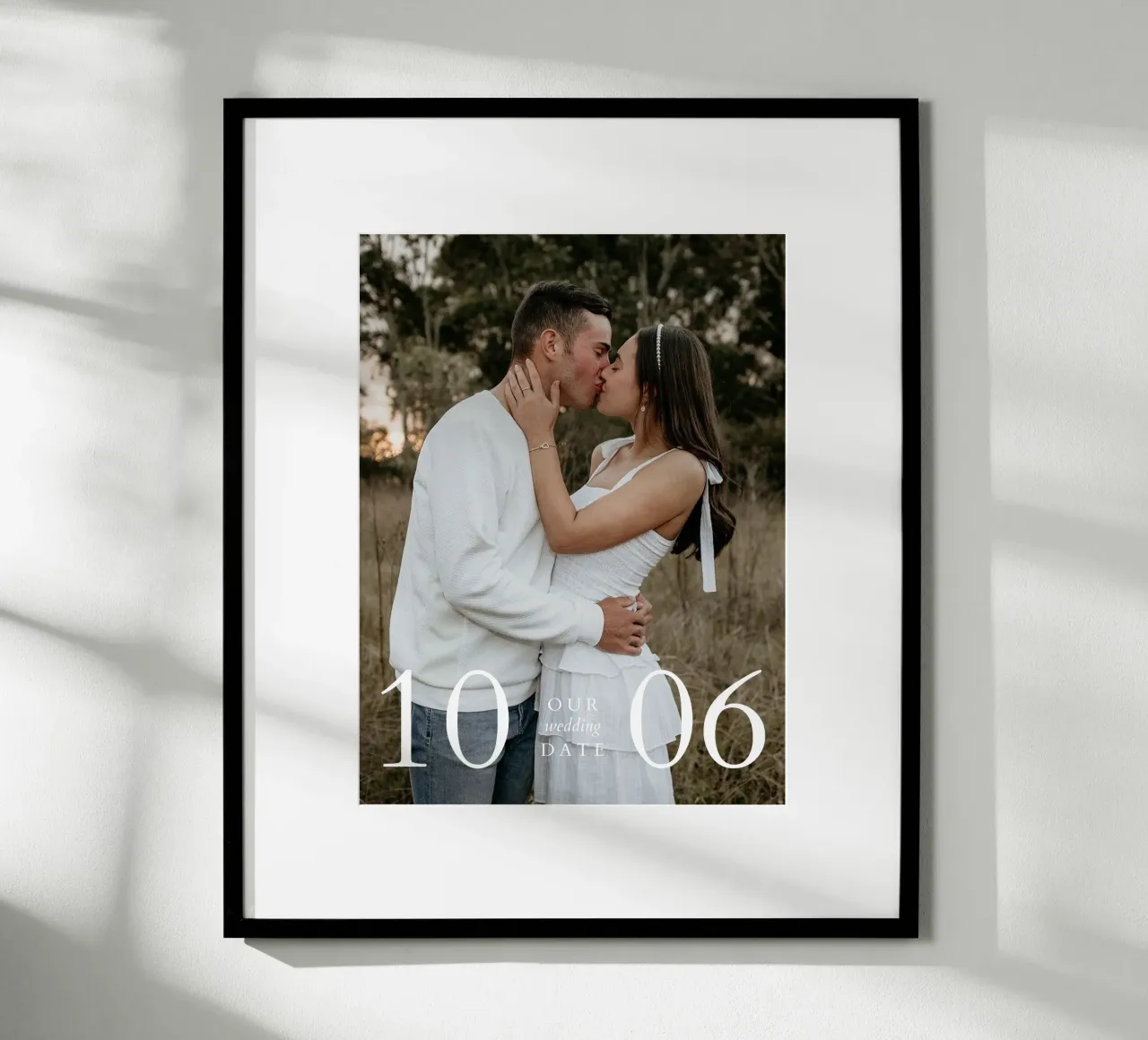 Our Day poster with aluminum frame by Kartenliebe
