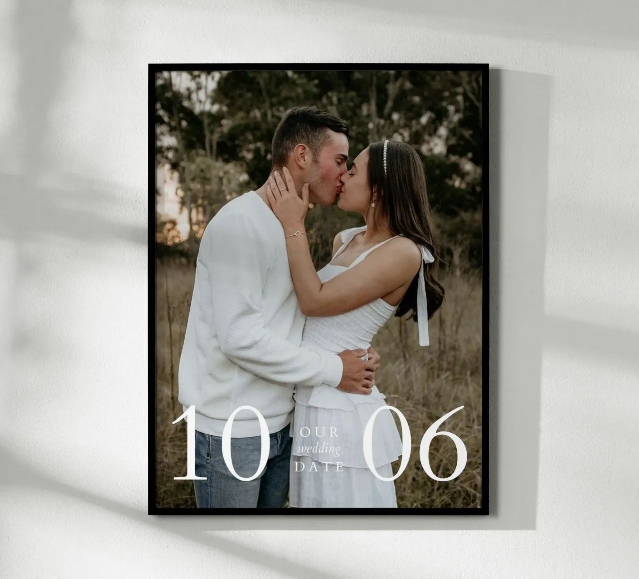 Our Day poster with aluminum frame by Kartenliebe