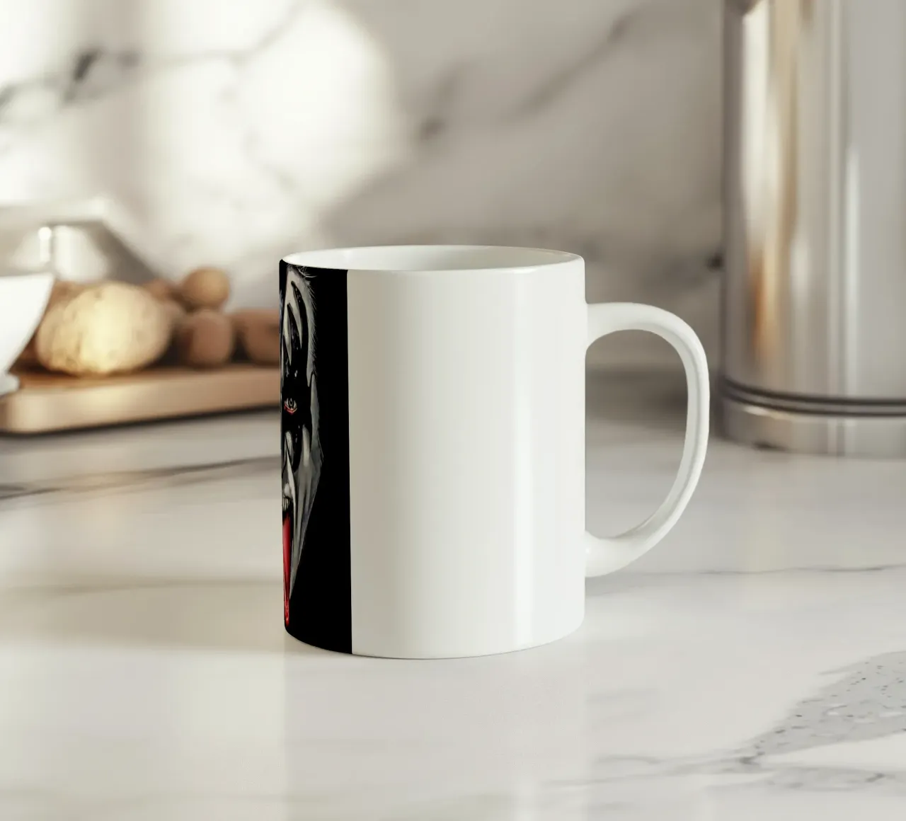 Bacio pittura Toile tazza in ceramica da music soul