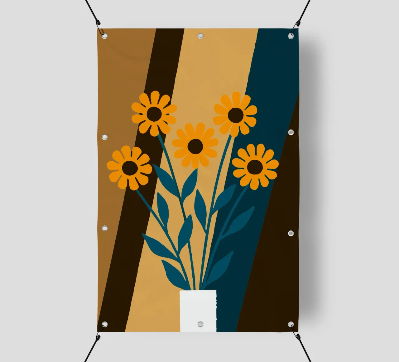 Bellissimo vaso di fiori telo in pvc da TRENDY POSTER SHOP