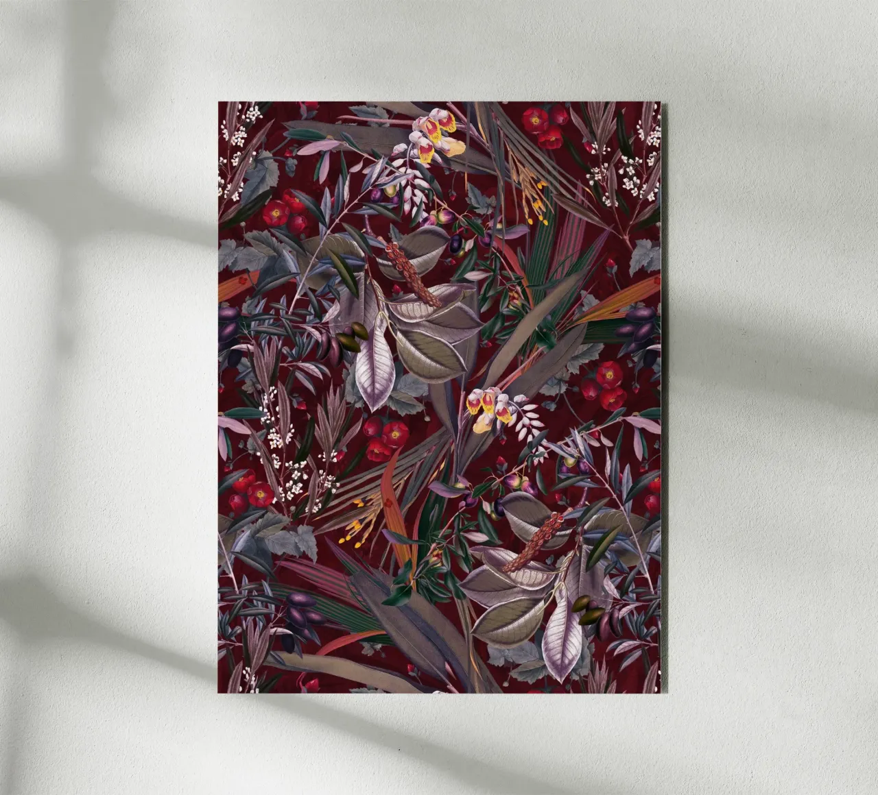 Midnight Garden IX Alu-Dibond von burcukorkmazyurek