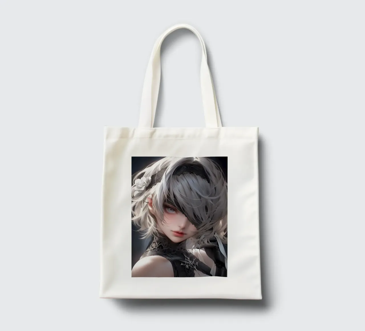 2B Nier Automata borsa in juta da Fleur de Lys