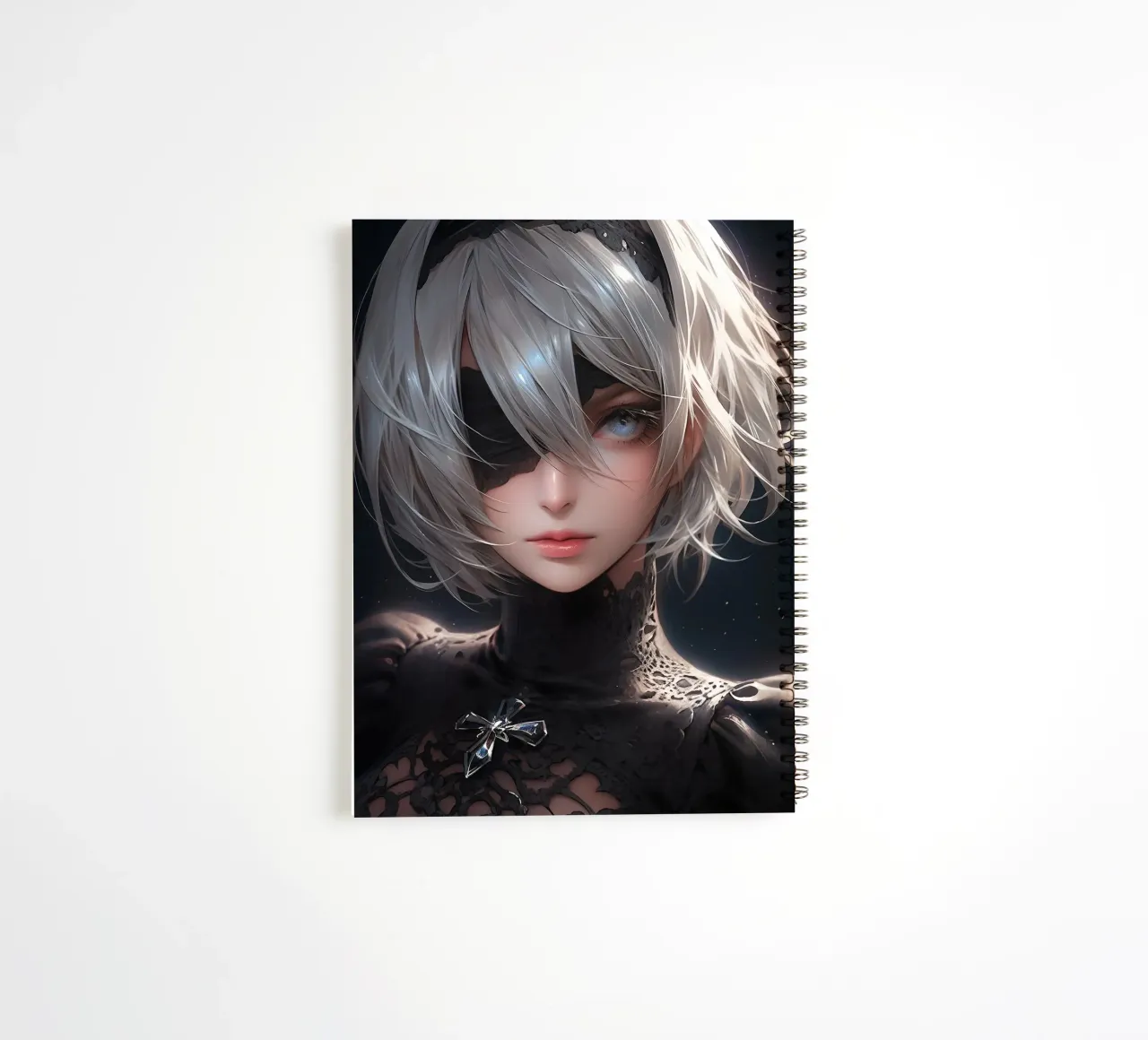 2B Nier Automata spiral notebook by Fleur de Lys
