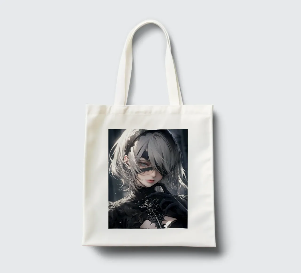 2B Nier Automata borsa in juta da Fleur de Lys