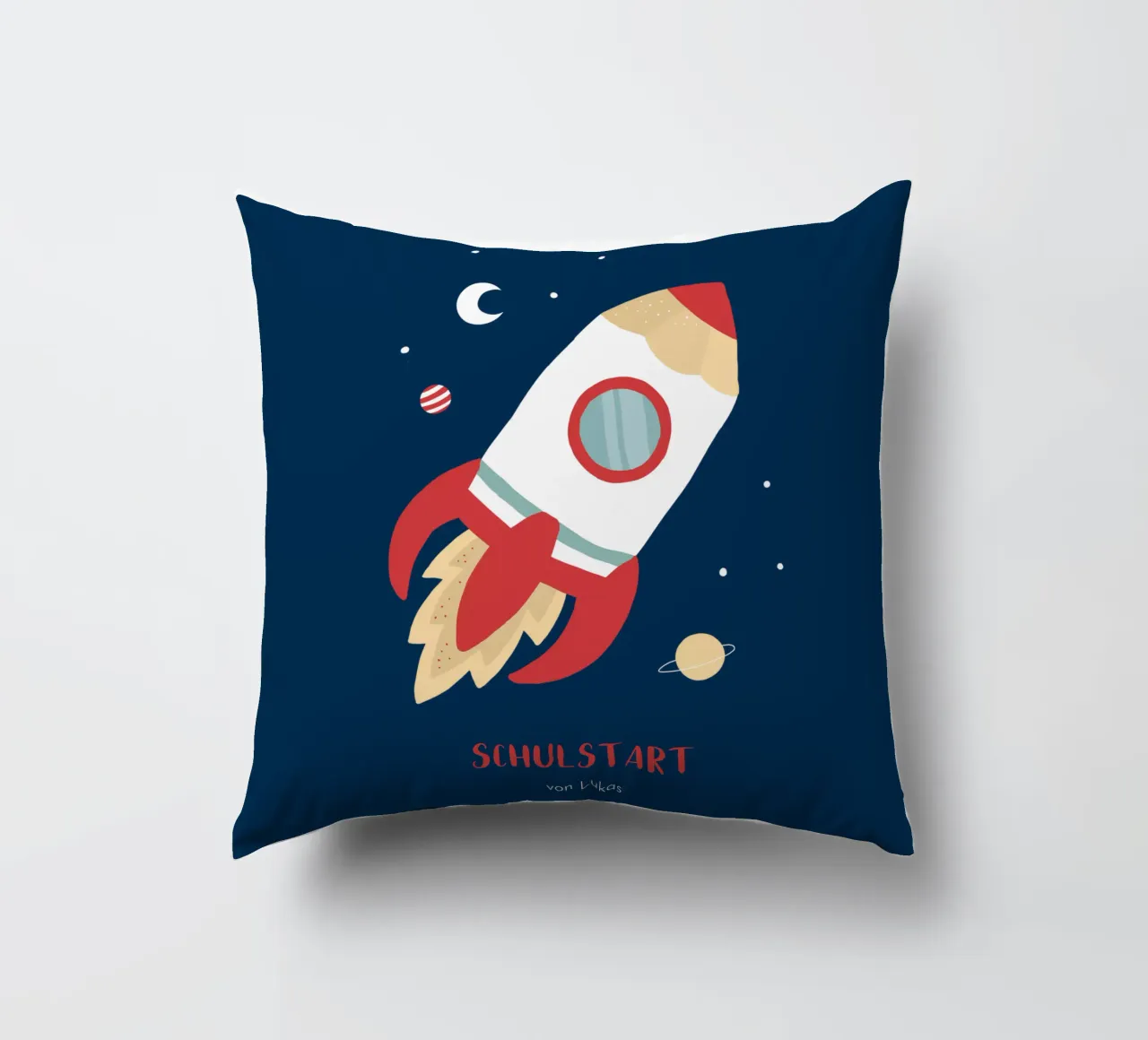 Rakete cuscino da Kartenliebe