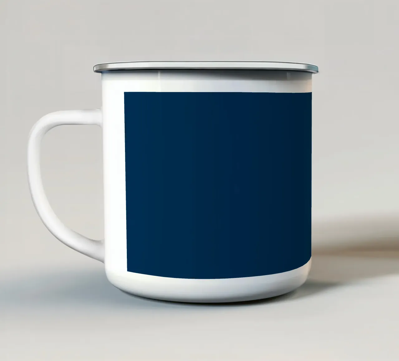 Rakete taza de esmalte de Kartenliebe