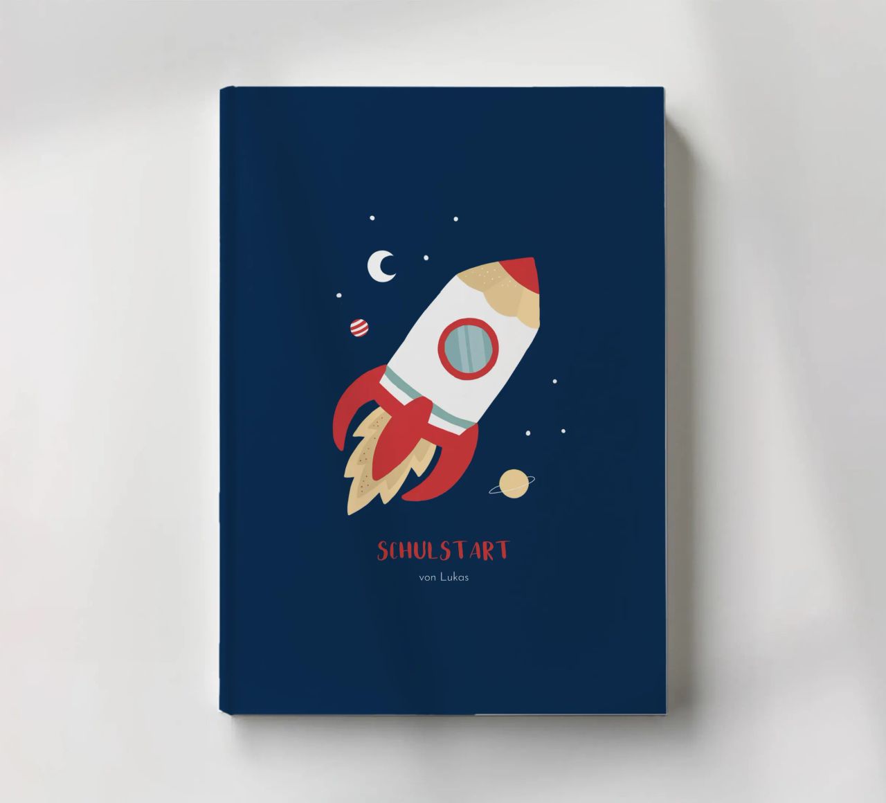 Rakete Notizbuch von Kartenliebe