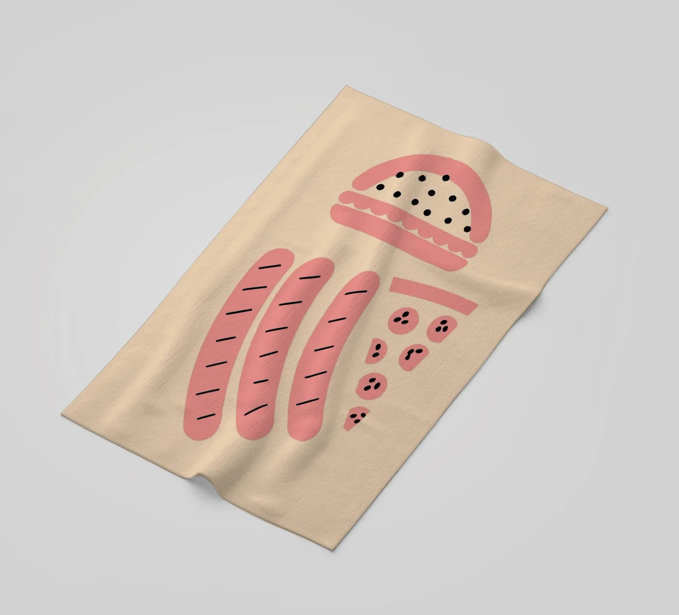 Sausages telo mare da TRENDY POSTER SHOP