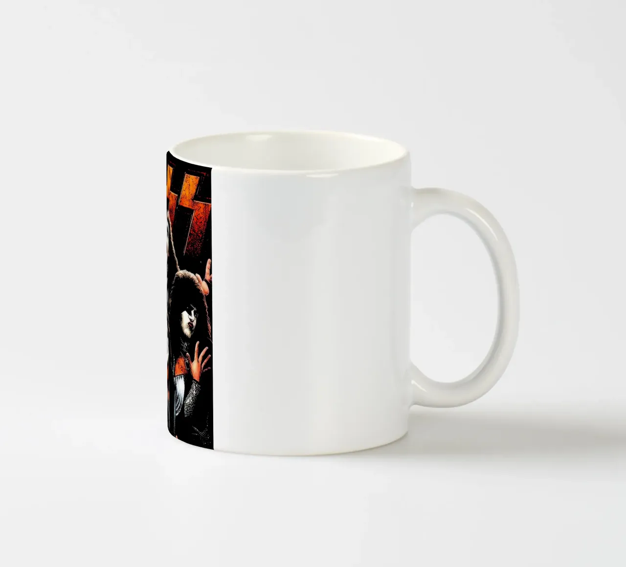 Kiss Rockband 1 Kunst Keramik Tasse von music soul
