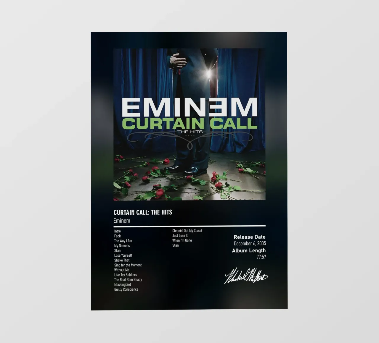 Curtain Call The Hits (2005) Eminem telo in pvc da DGUnder