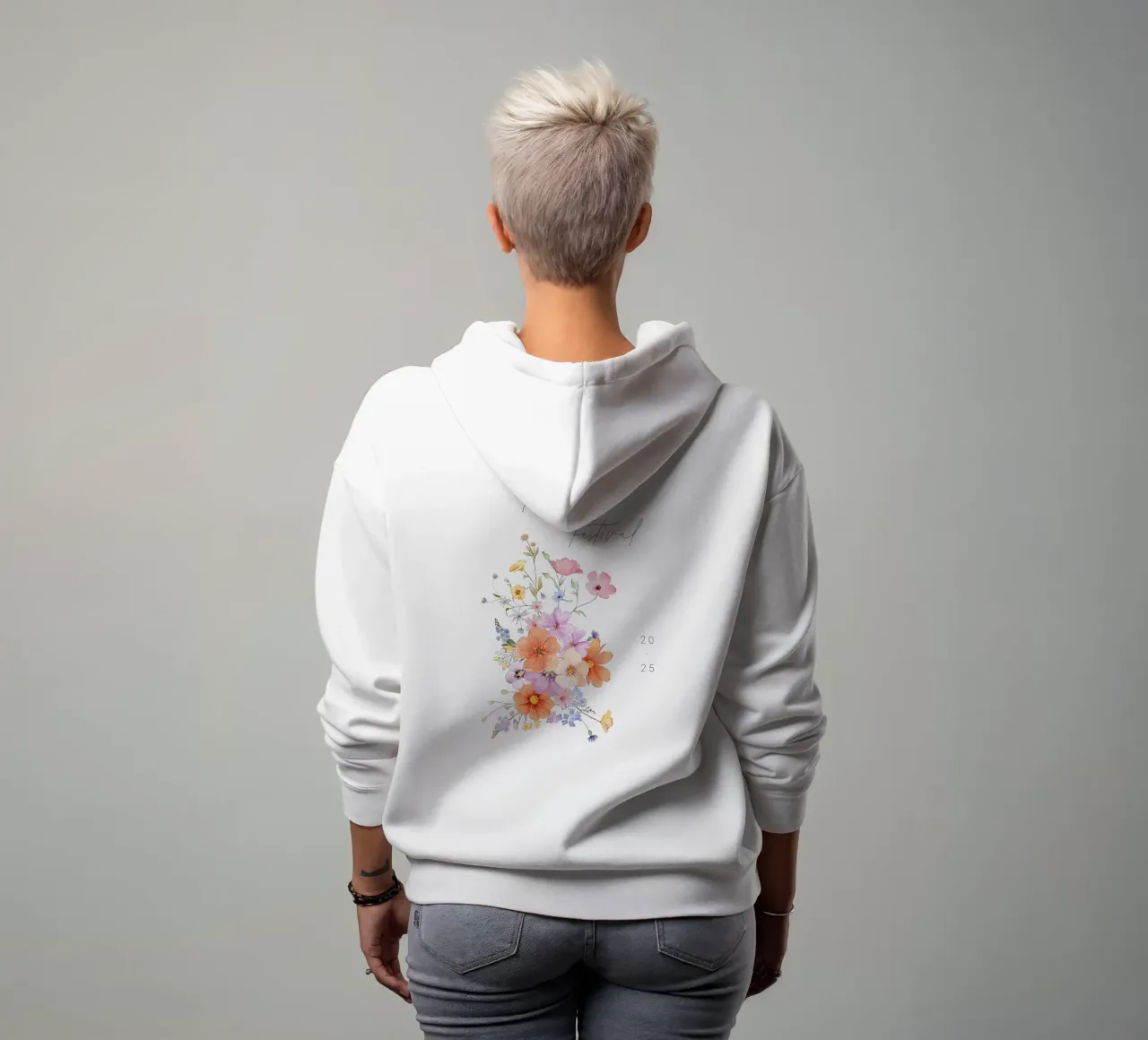 Colourblocking felpa con cappuccio da Kartenliebe