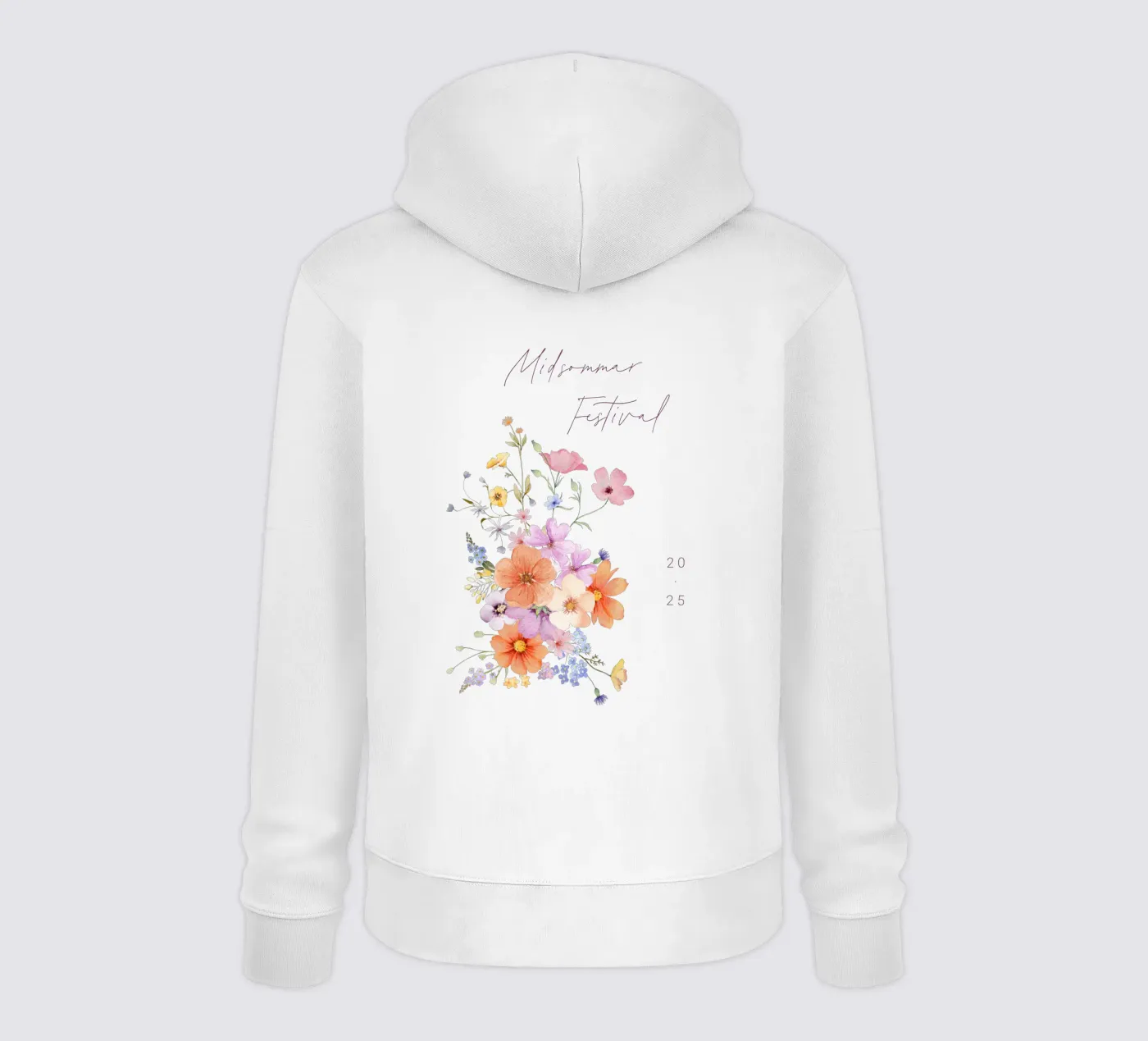 Colourblocking hoodie van Kartenliebe