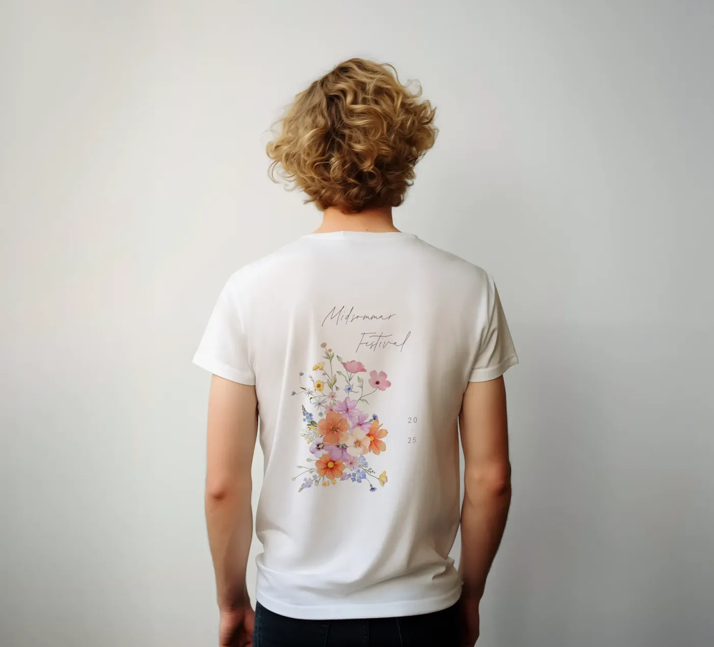 Colourblocking t-shirt da Kartenliebe