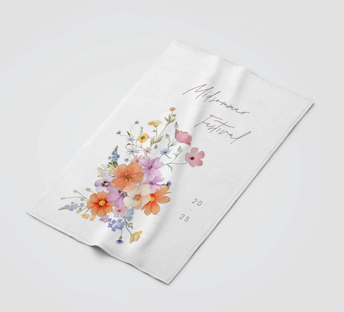 Colourblocking fleecedeken van Kartenliebe