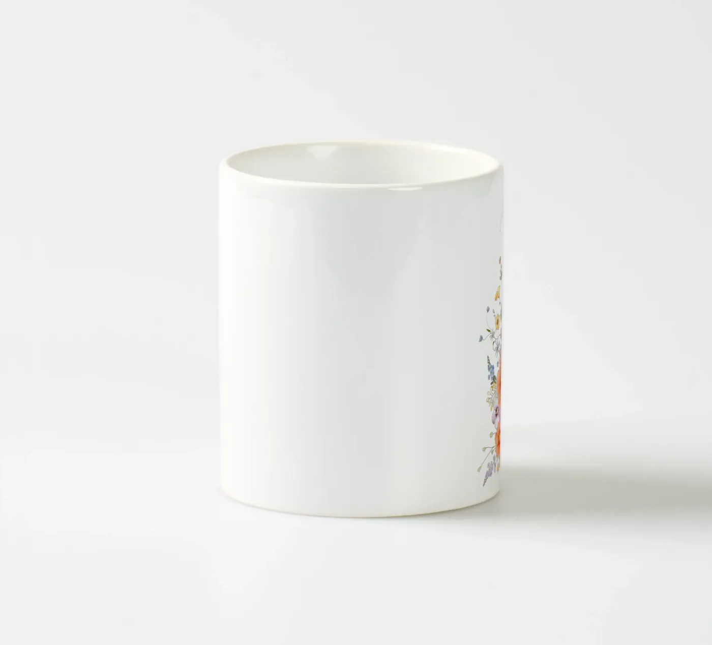 Colourblocking ceramic mug by Kartenliebe