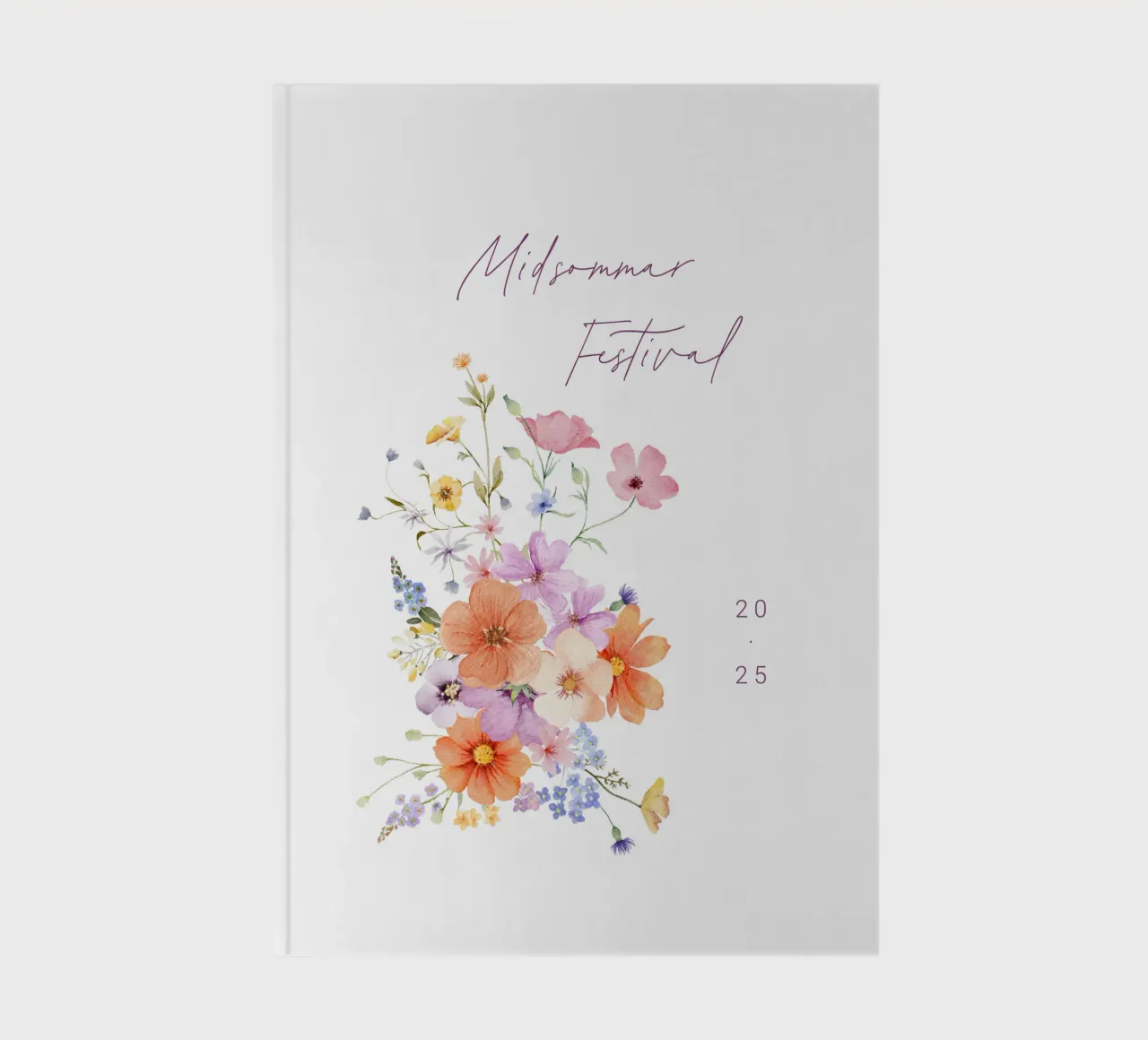 Colourblocking notebook by Kartenliebe