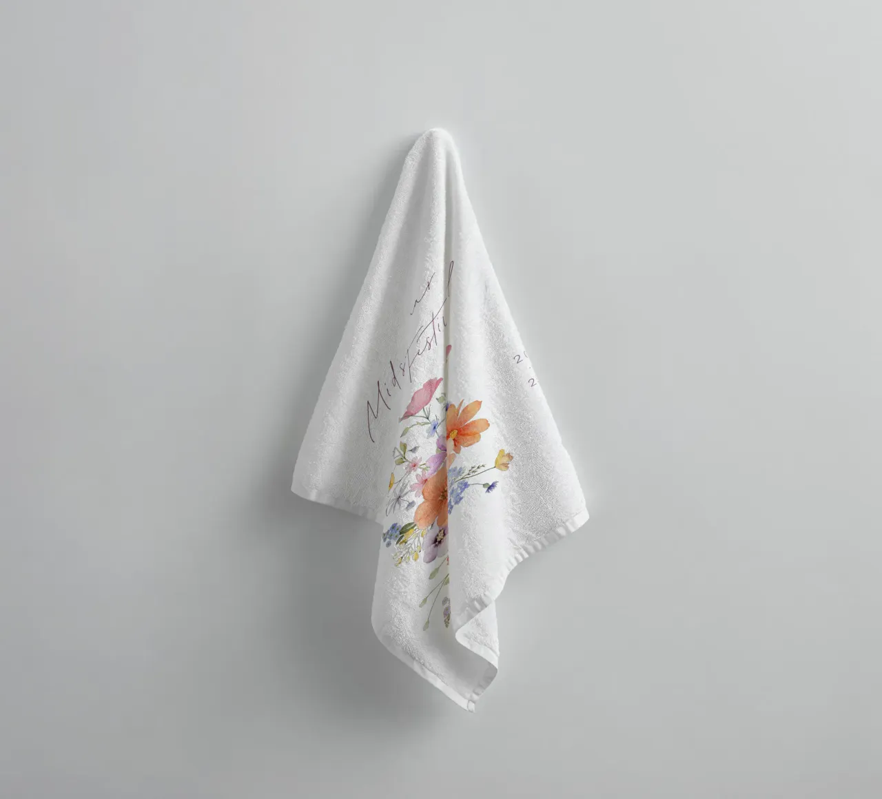 Colourblocking badhanddoek van Kartenliebe