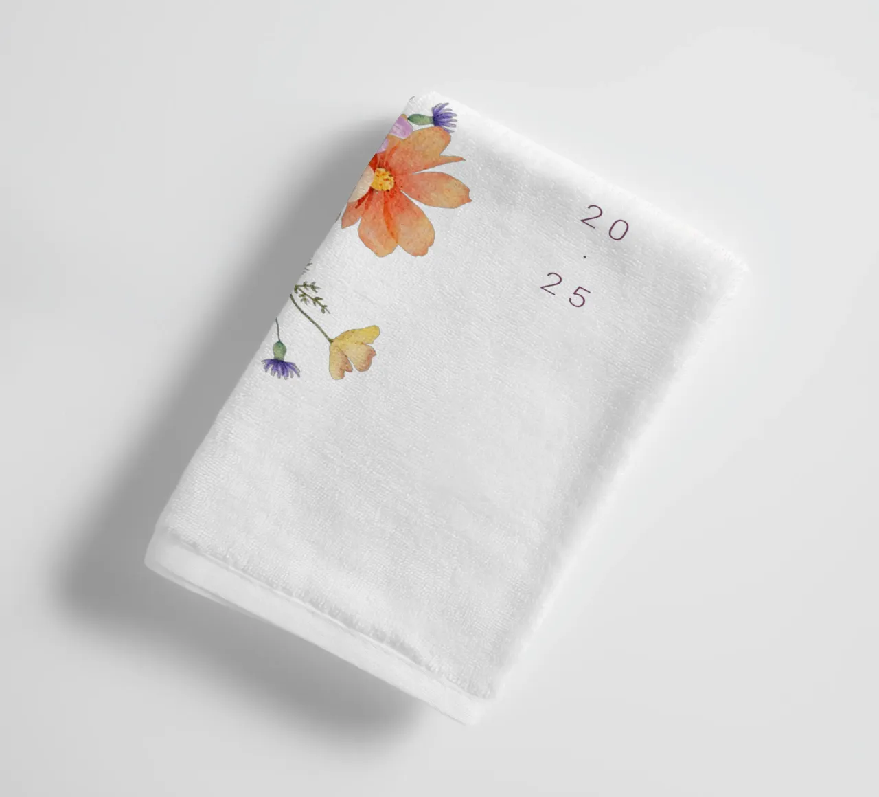 Colourblocking badhanddoek van Kartenliebe