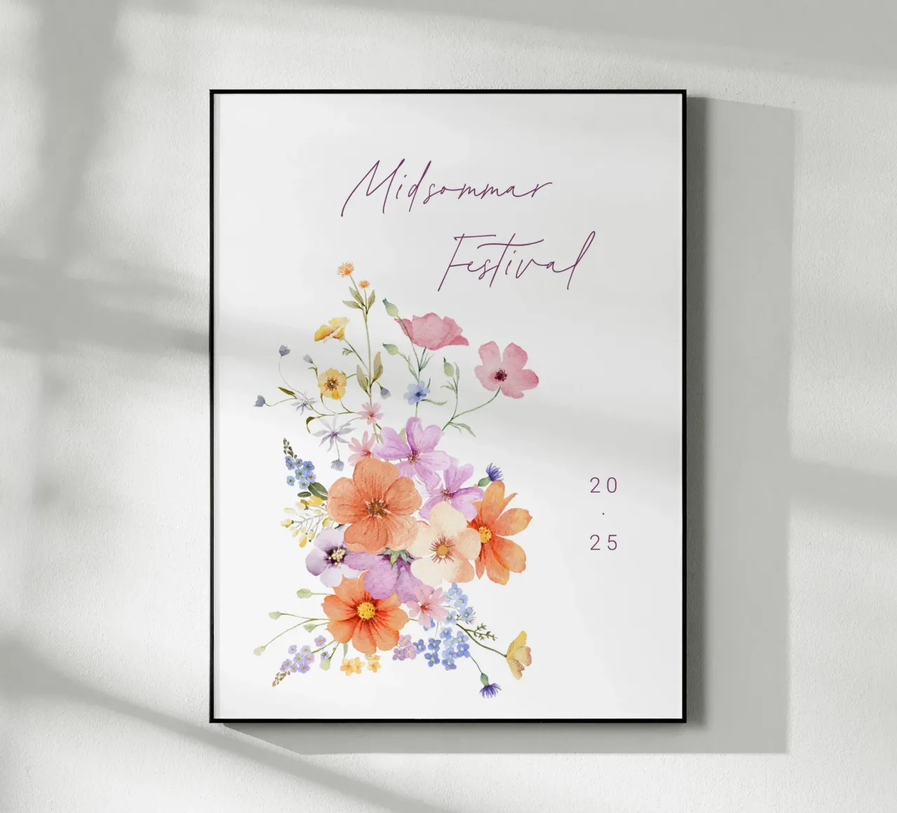 Colourblocking acryl van Kartenliebe