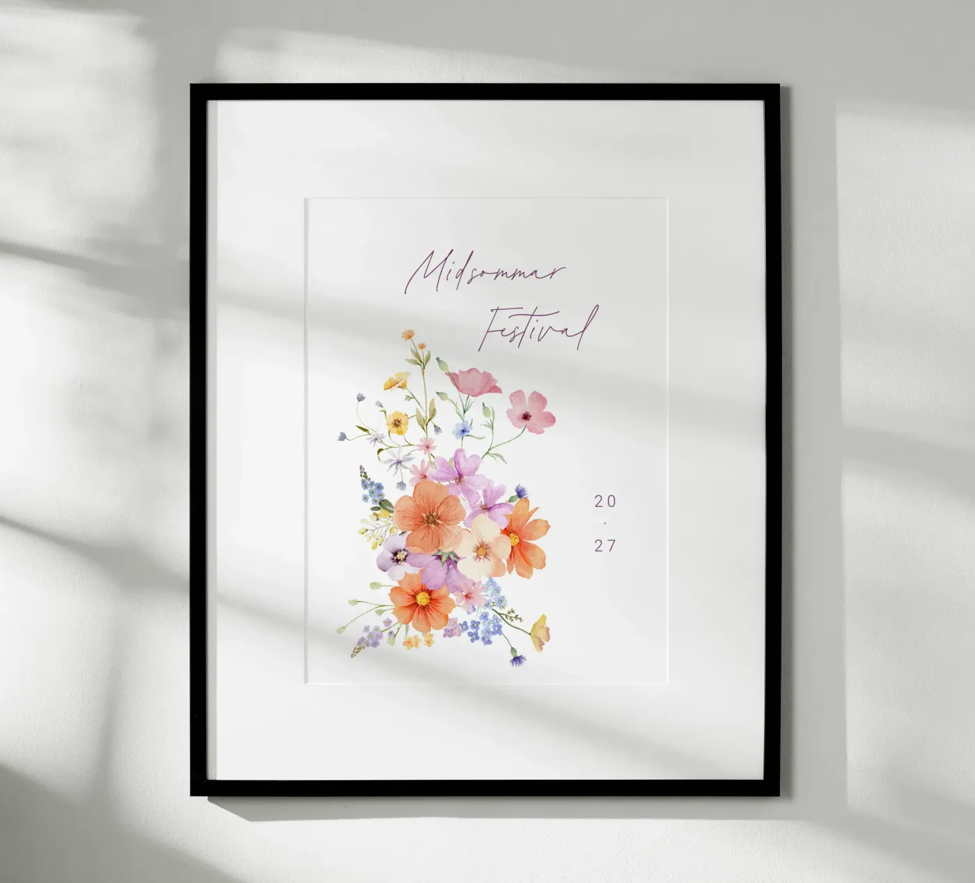 Colourblocking Poster von Kartenliebe