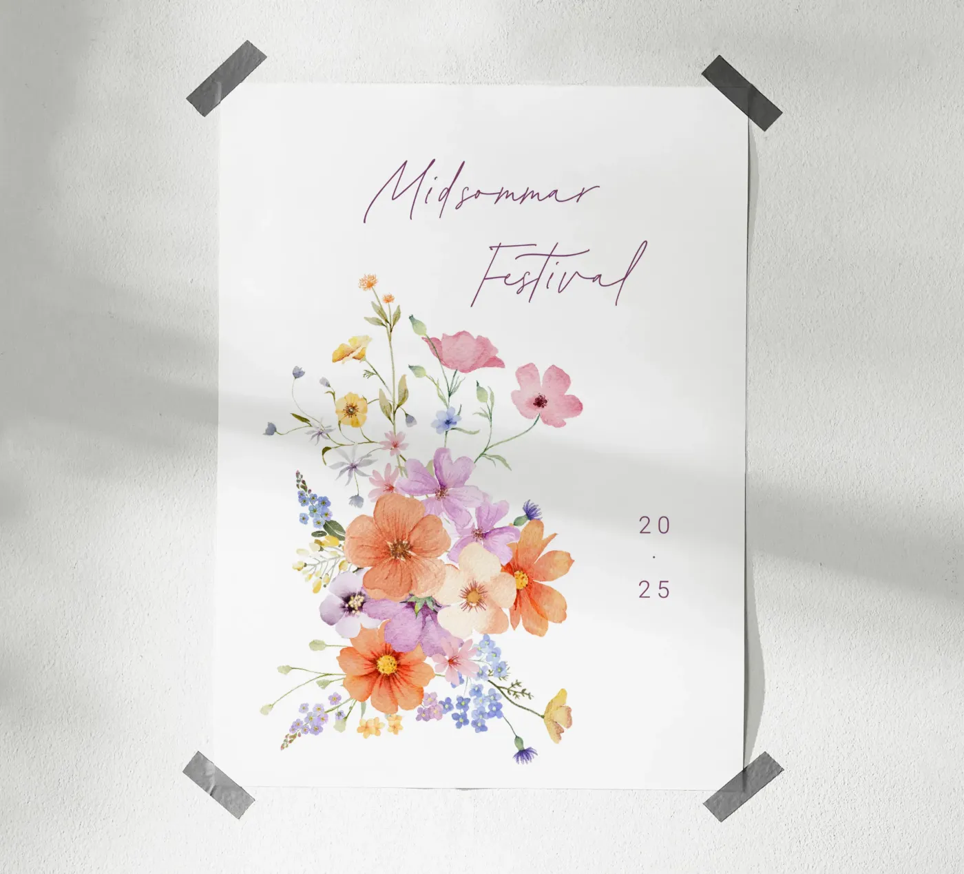 Colourblocking poster da Kartenliebe