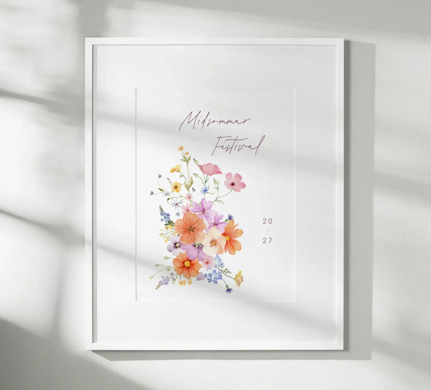Colourblocking Poster von Kartenliebe