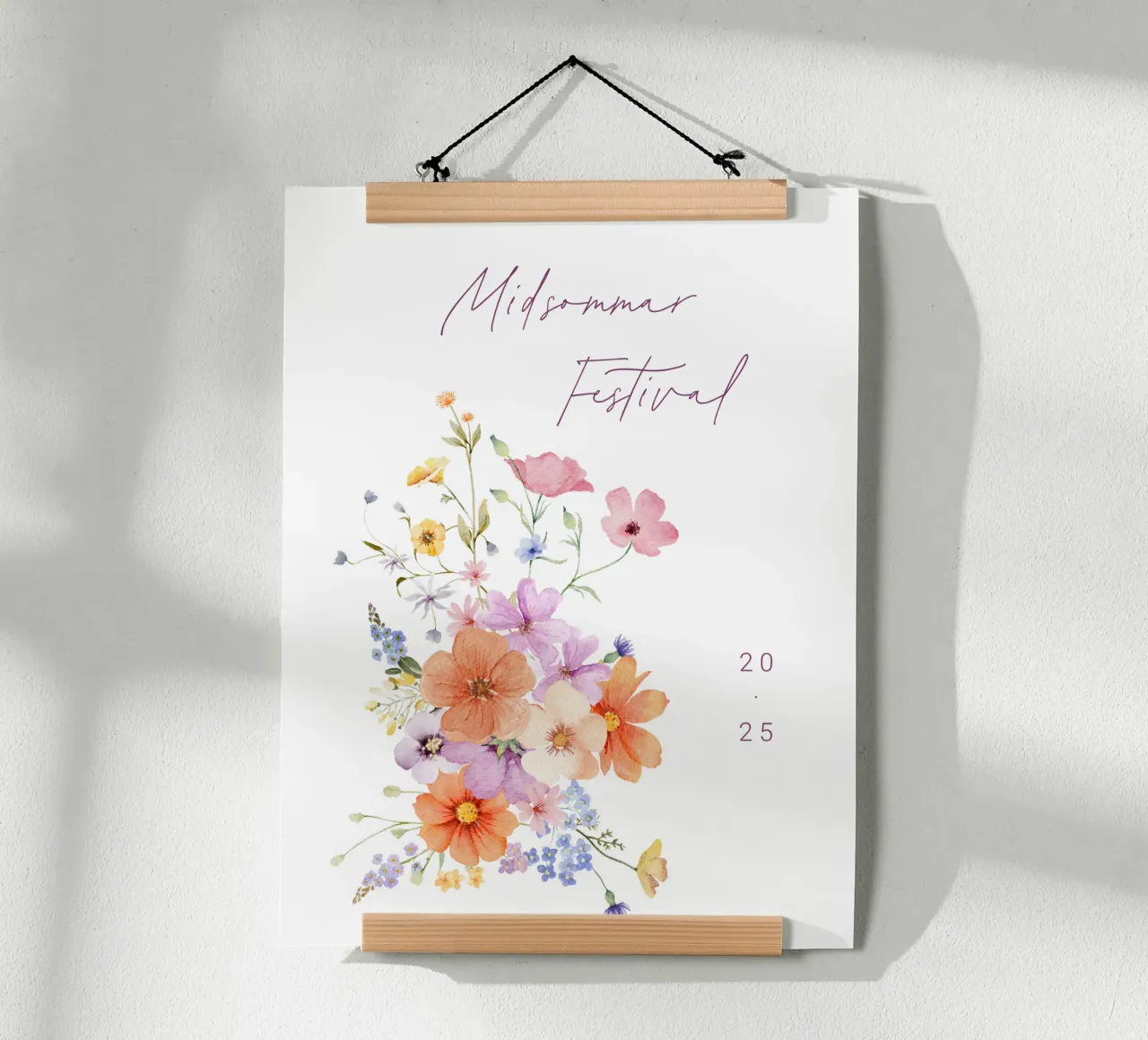 Colourblocking poster van Kartenliebe