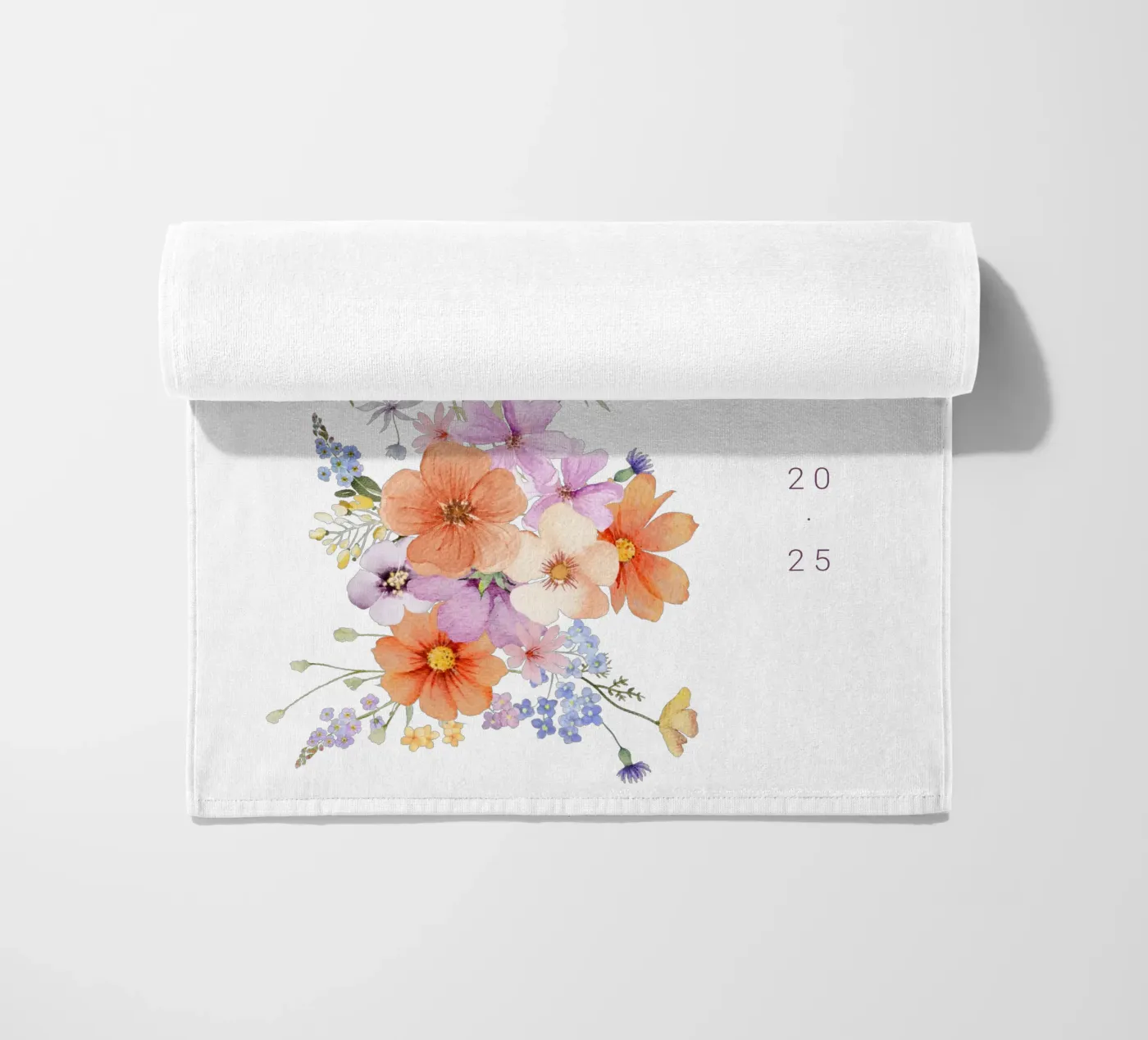 Colourblocking beach towel by Kartenliebe