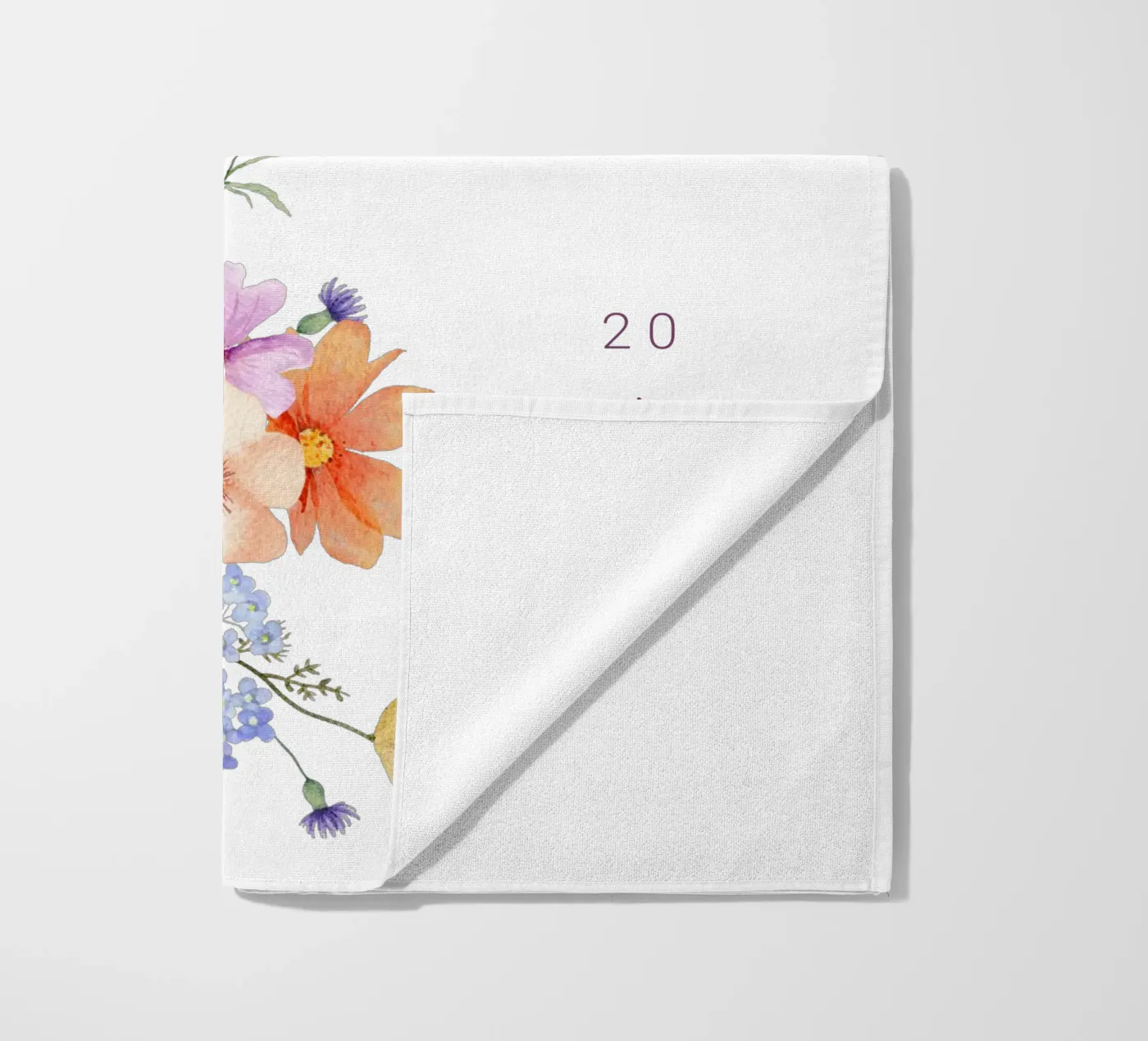 Colourblocking beach towel by Kartenliebe