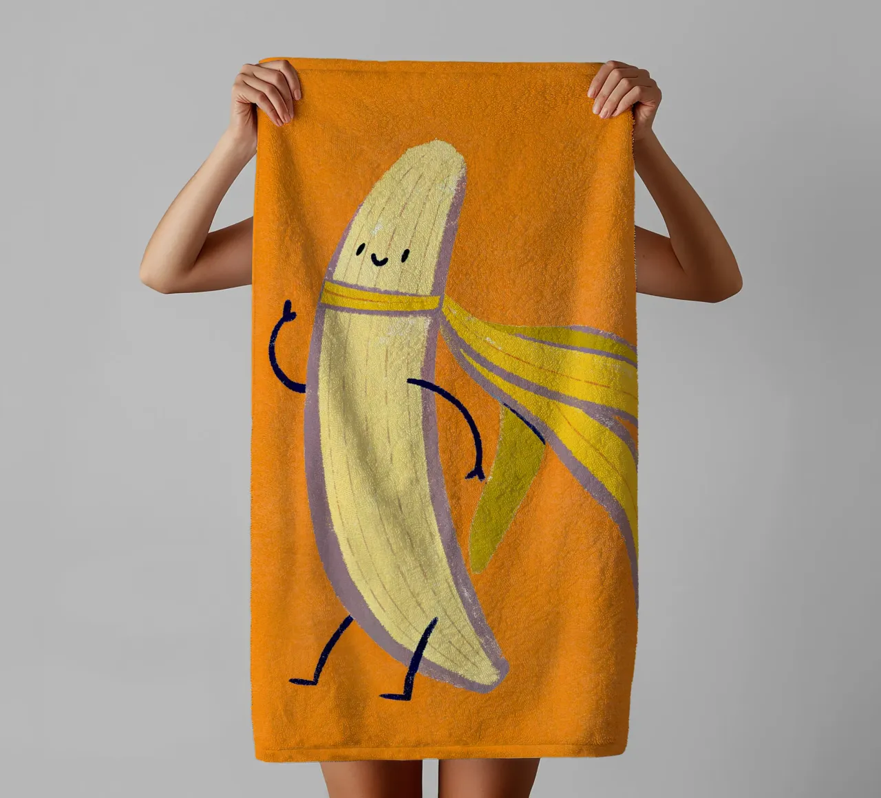 Eroe della banana asciugamano da bagno da KidzStudio