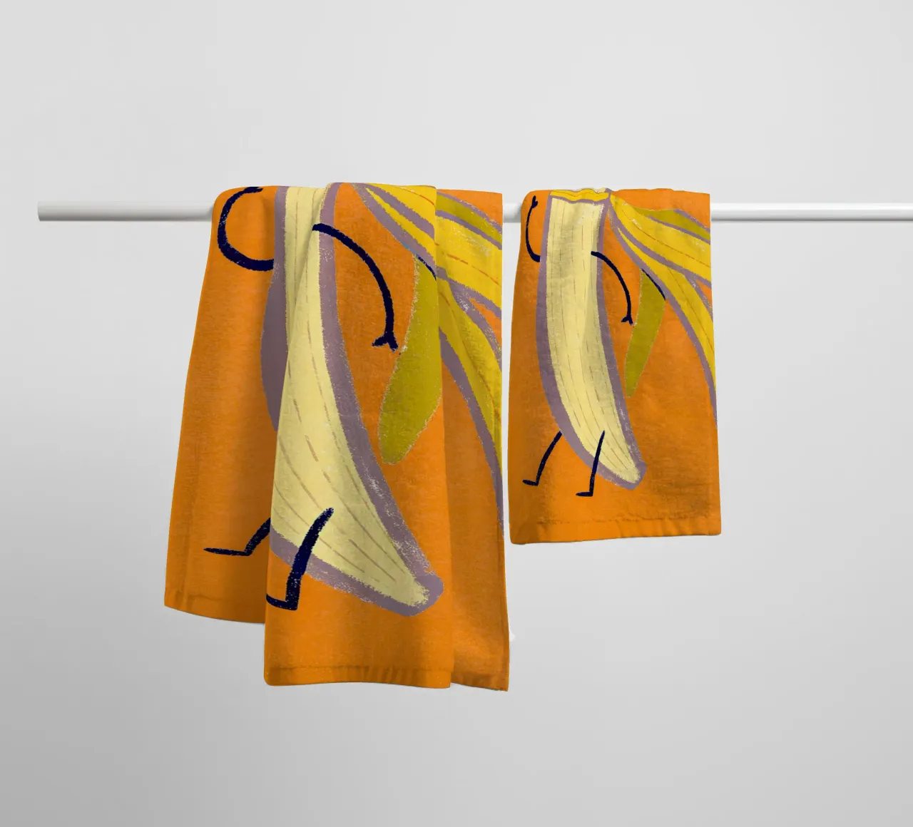 Eroe della banana asciugamano da bagno da KidzStudio