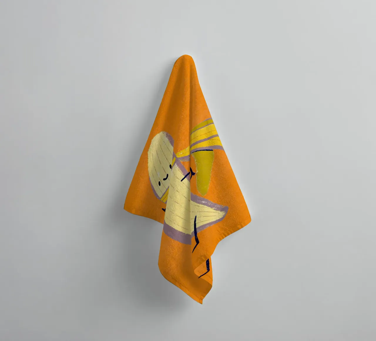 Eroe della banana asciugamano da bagno da KidzStudio