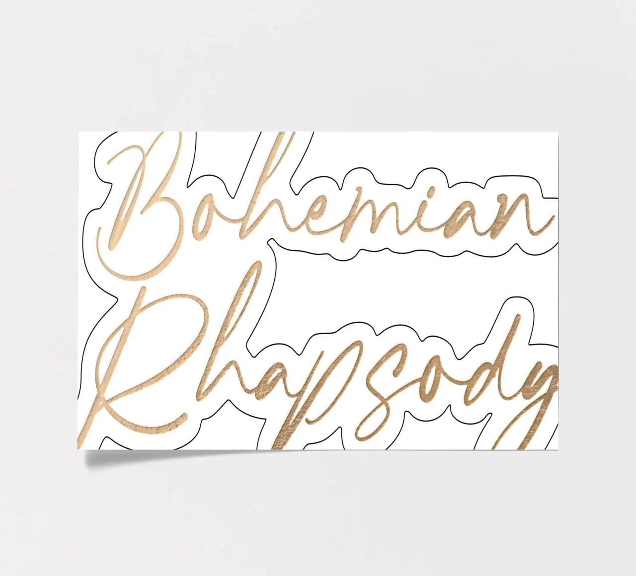 Bohemian Rhapsody Une chanson rock éternelle à la mode planche autocollant de Urban Life