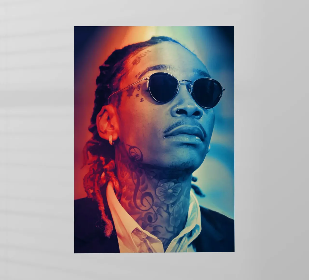 Wiz Khalifa pellicola backlit da Lembayung art