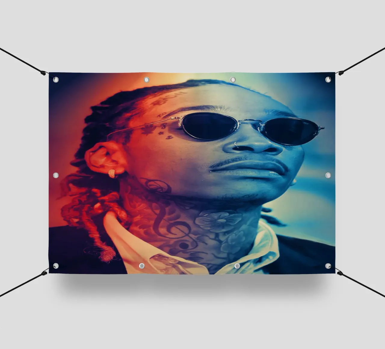 Wiz Khalifa telo in pvc da Lembayung art