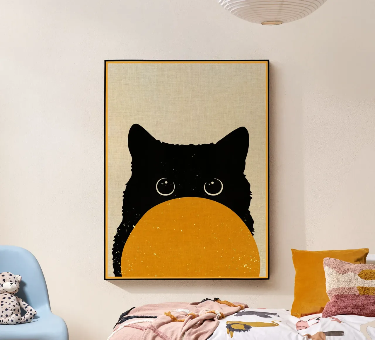 Chat curieux plexiglas de Adam Bican