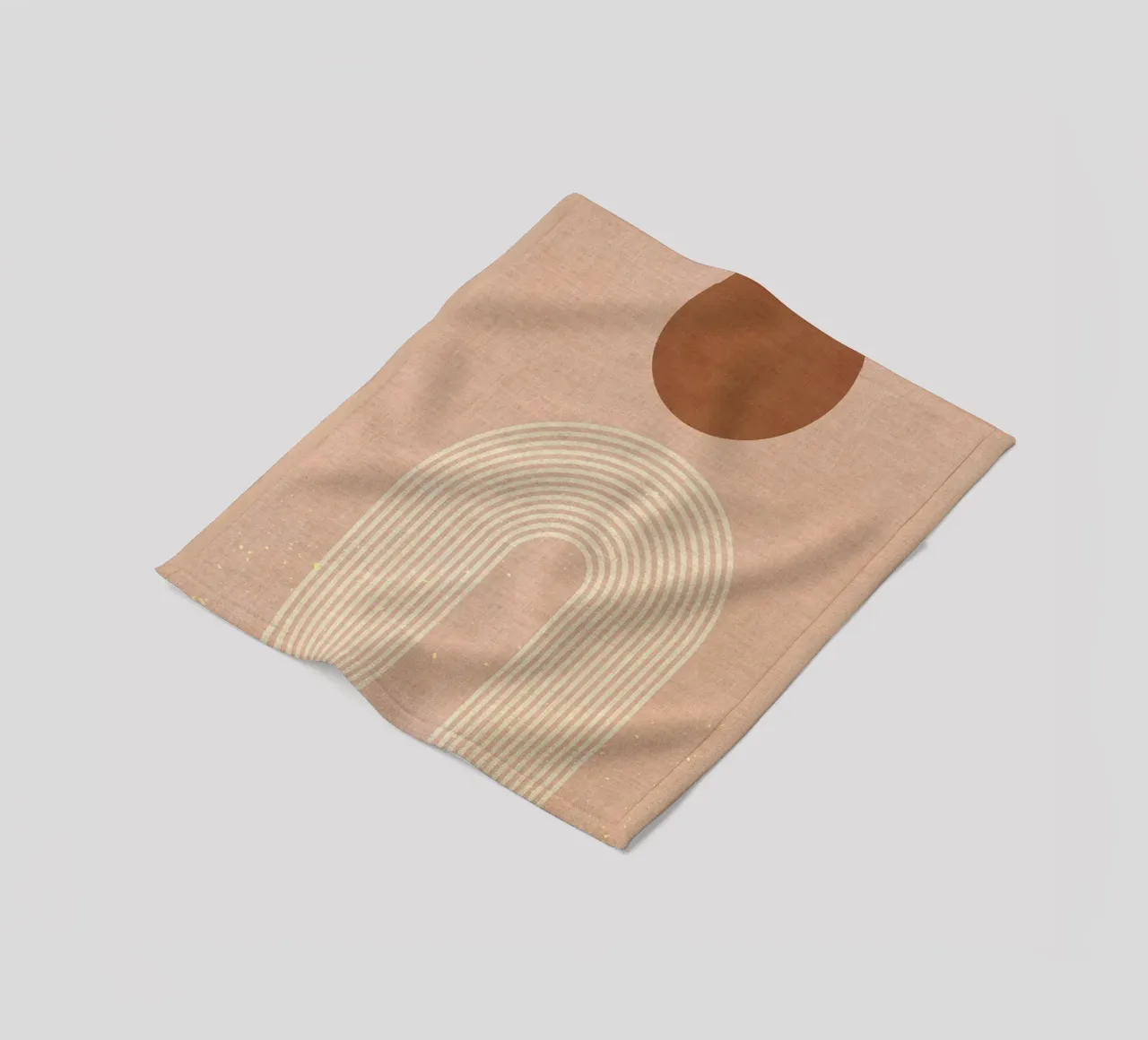 Cerchi e linee 1 coperta in pile da Adam Bican