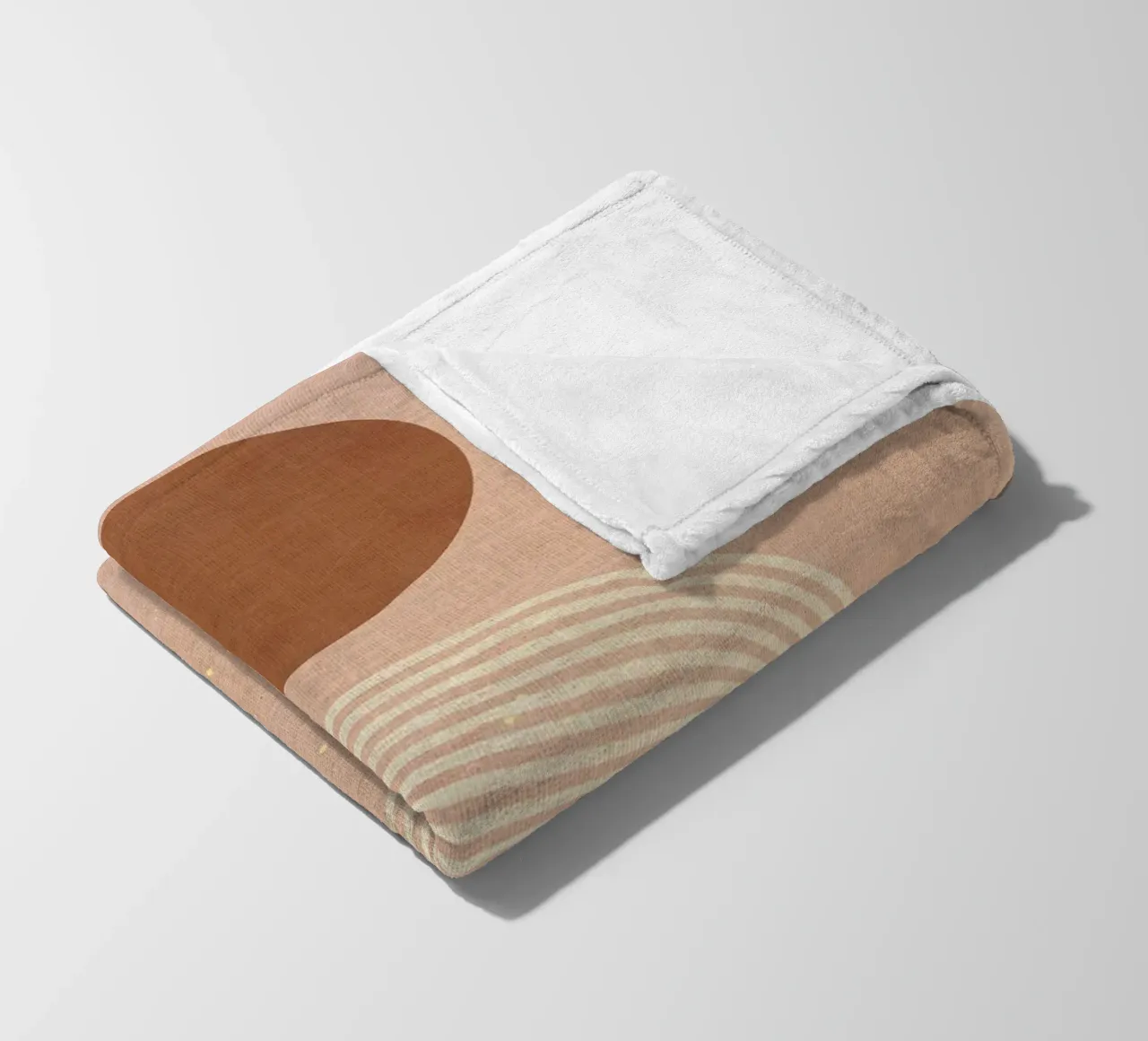Cerchi e linee 1 coperta in pile da Adam Bican