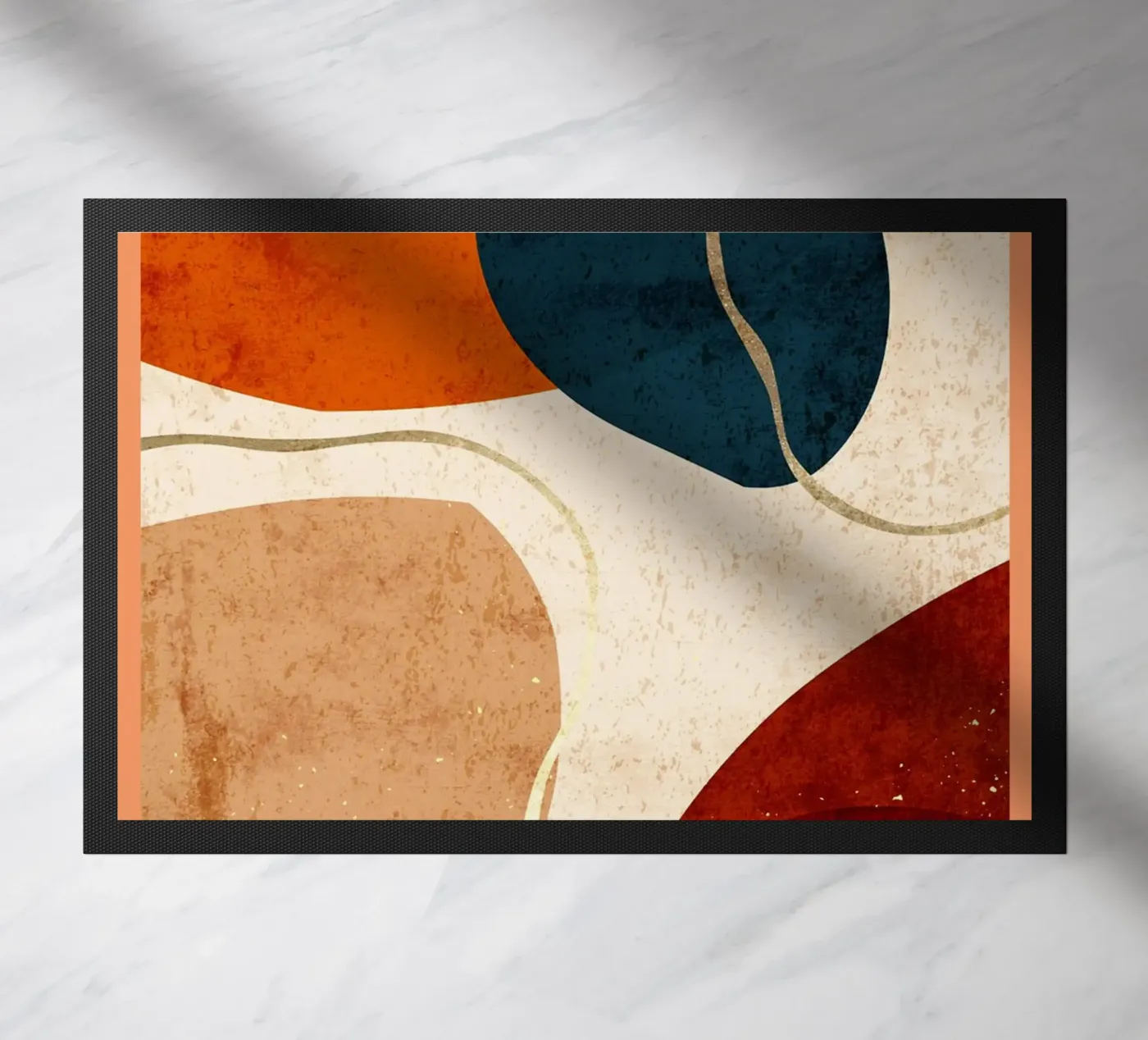 Boho kunst deurmat van Adam Bican