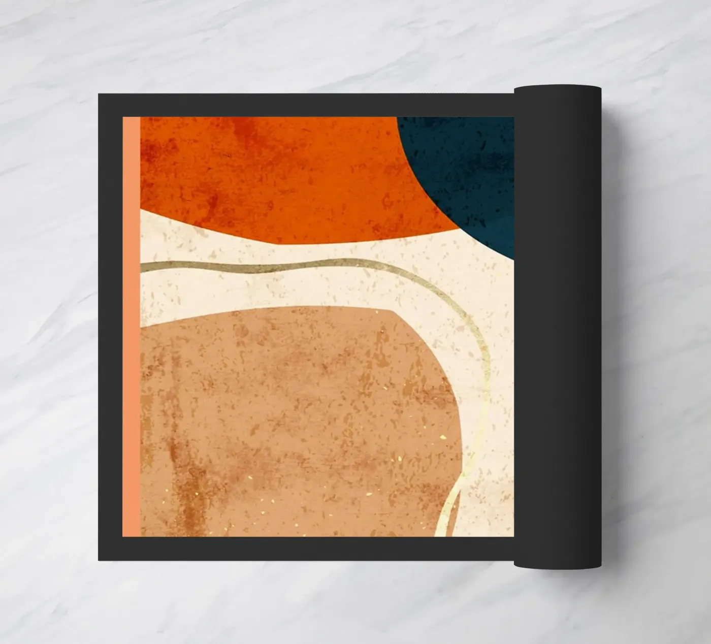 Boho kunst deurmat van Adam Bican