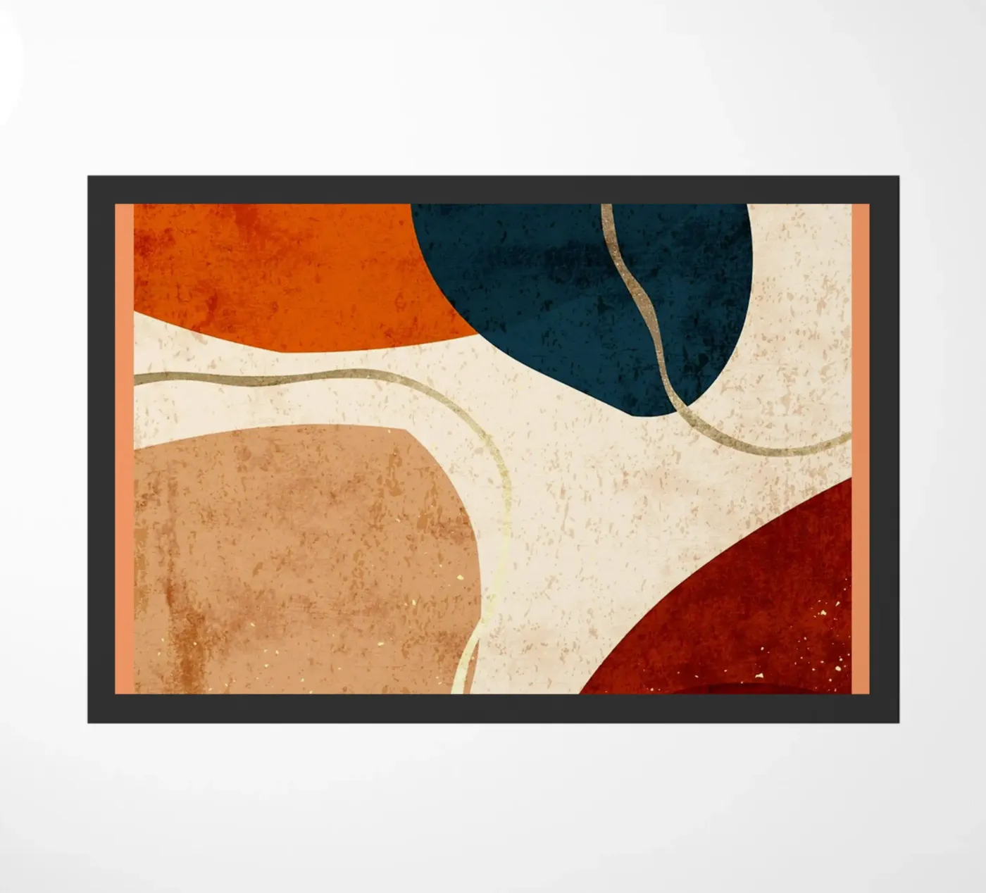 Boho kunst deurmat van Adam Bican