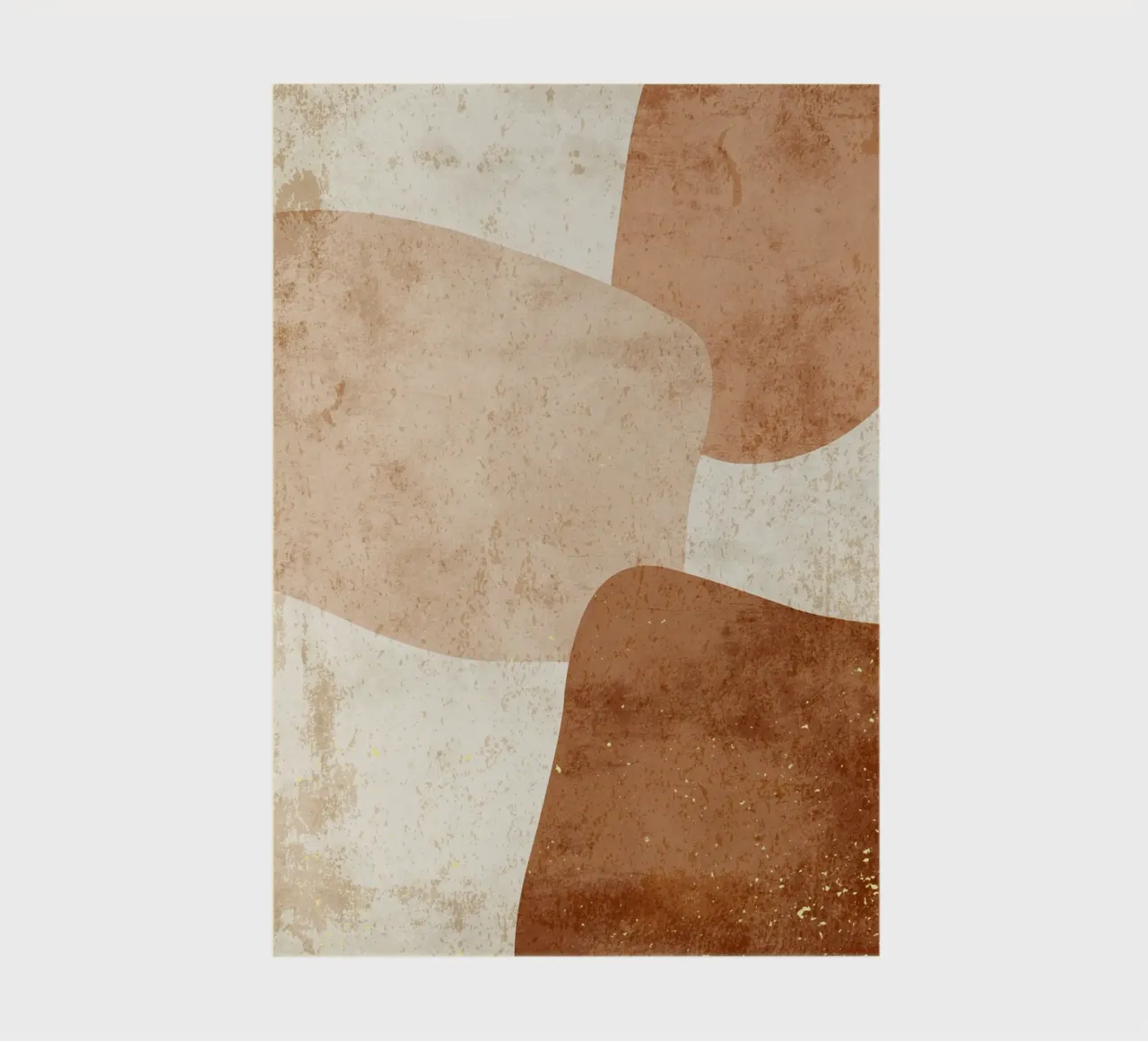 Abstract Shapes in Earthy Tones notebook by Adam Bican