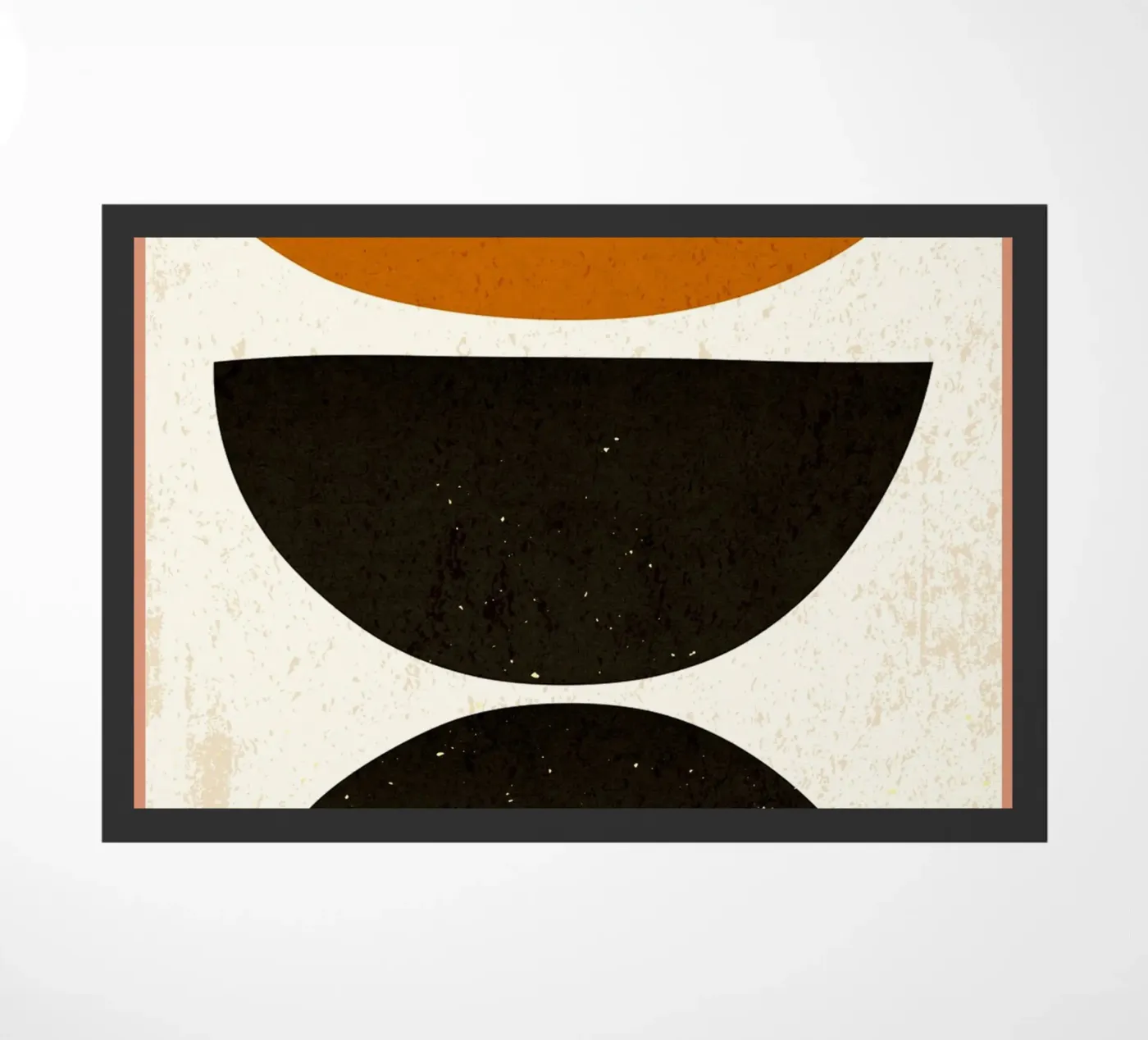 Abstracte kunst deurmat van Adam Bican