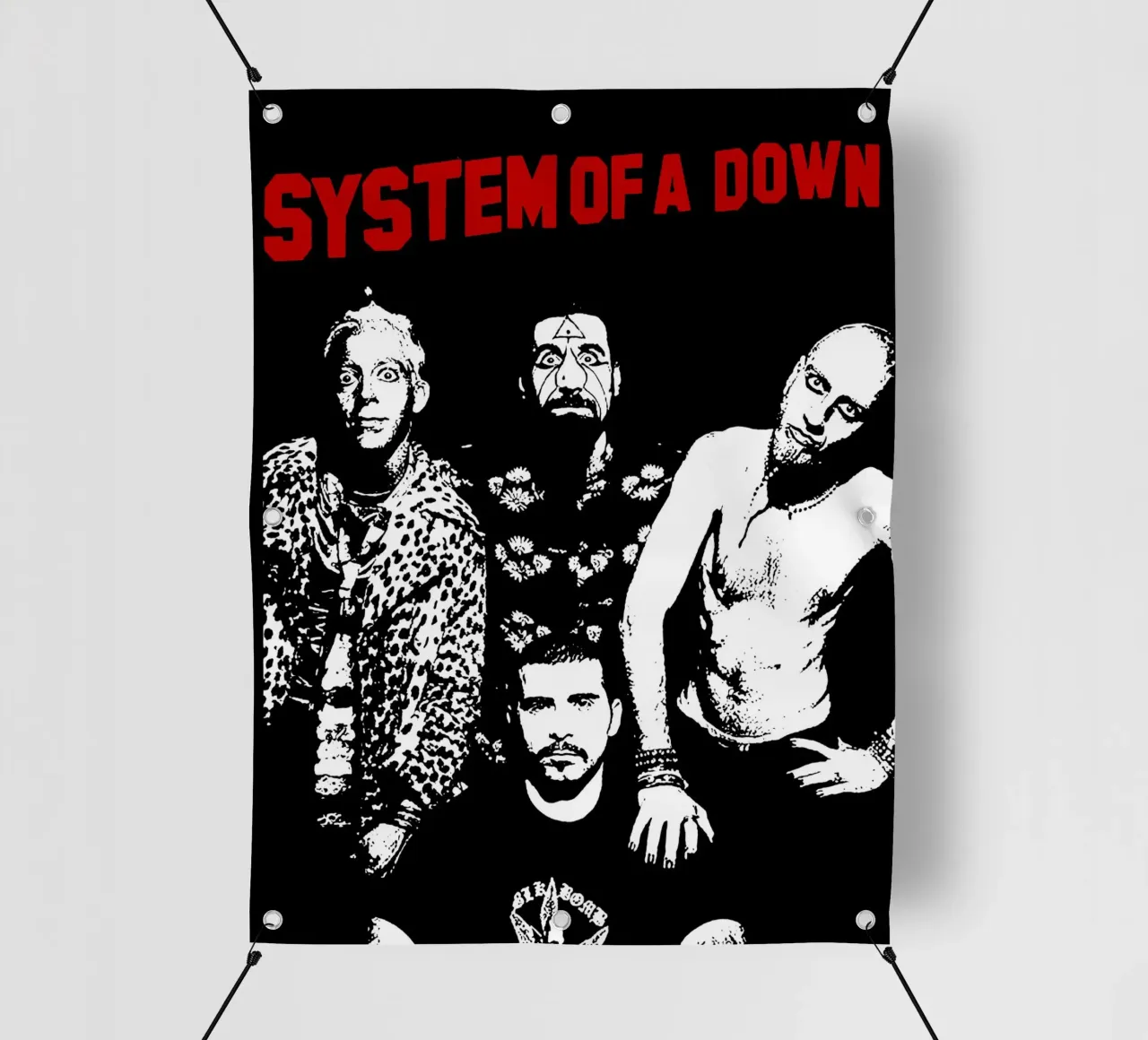 System Of A Down Arte telo in pvc da music soul