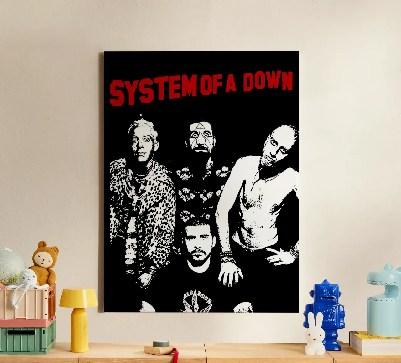 System Of A Down Art canvas by music soul