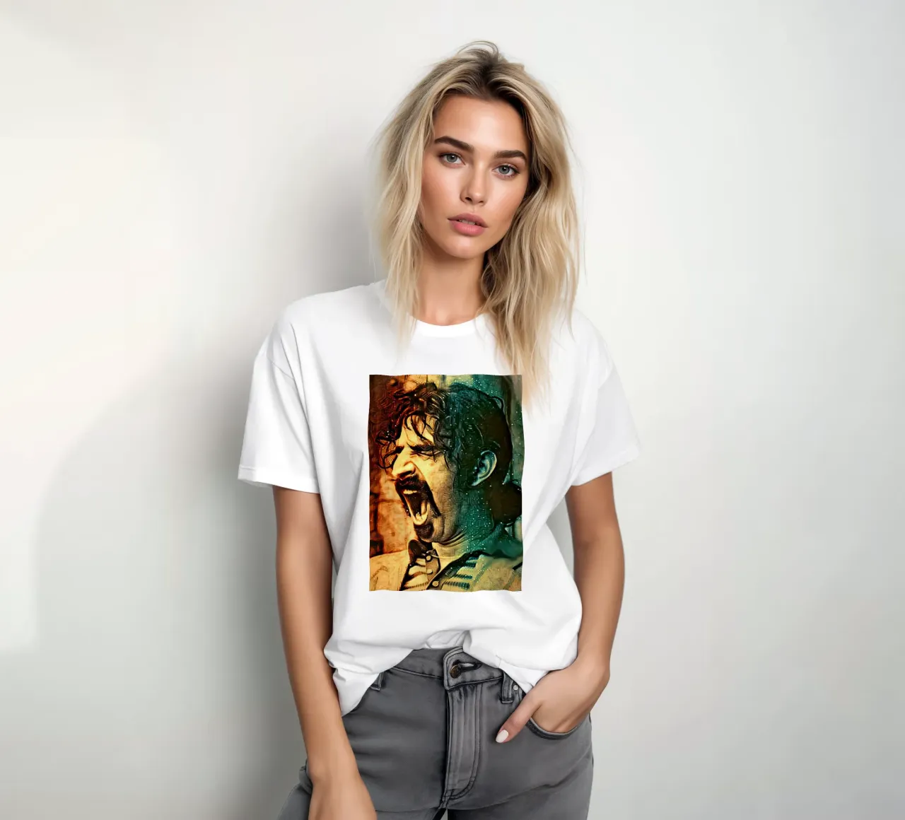 Frank Zappa t-shirt da Lembayung art