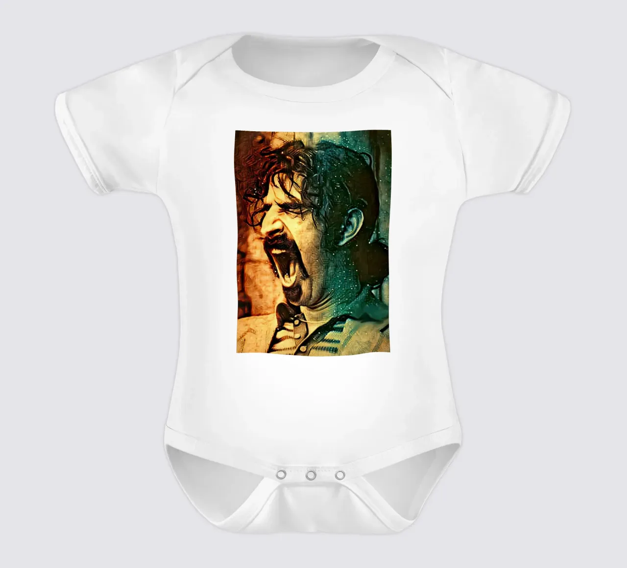 Frank Zappa body neonato maniche corte da Lembayung art
