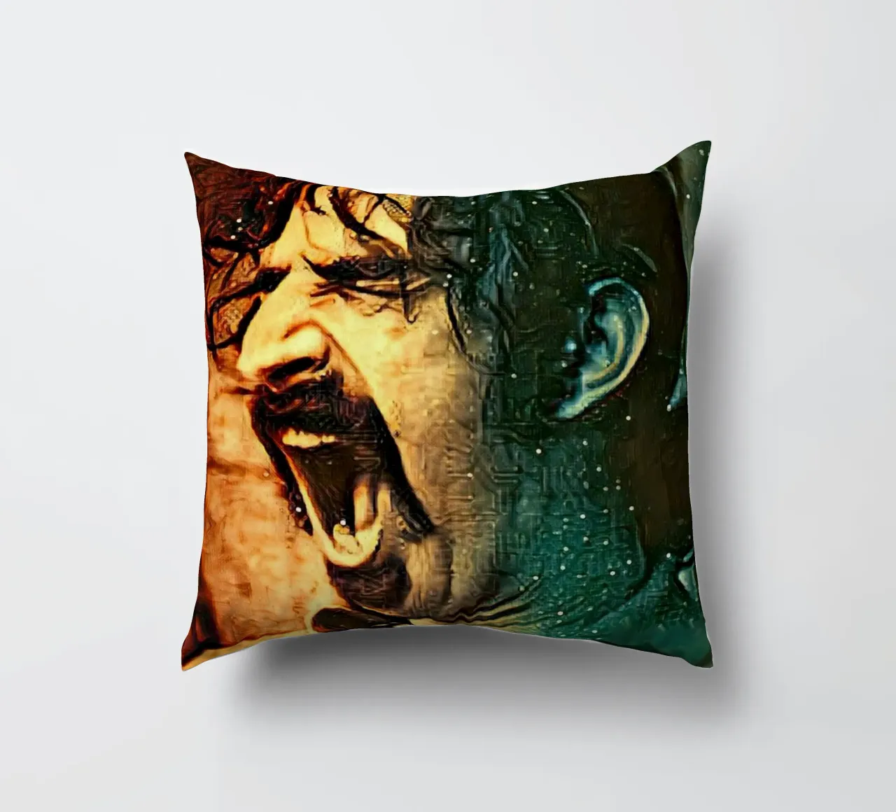 Frank Zappa cuscino da Lembayung art
