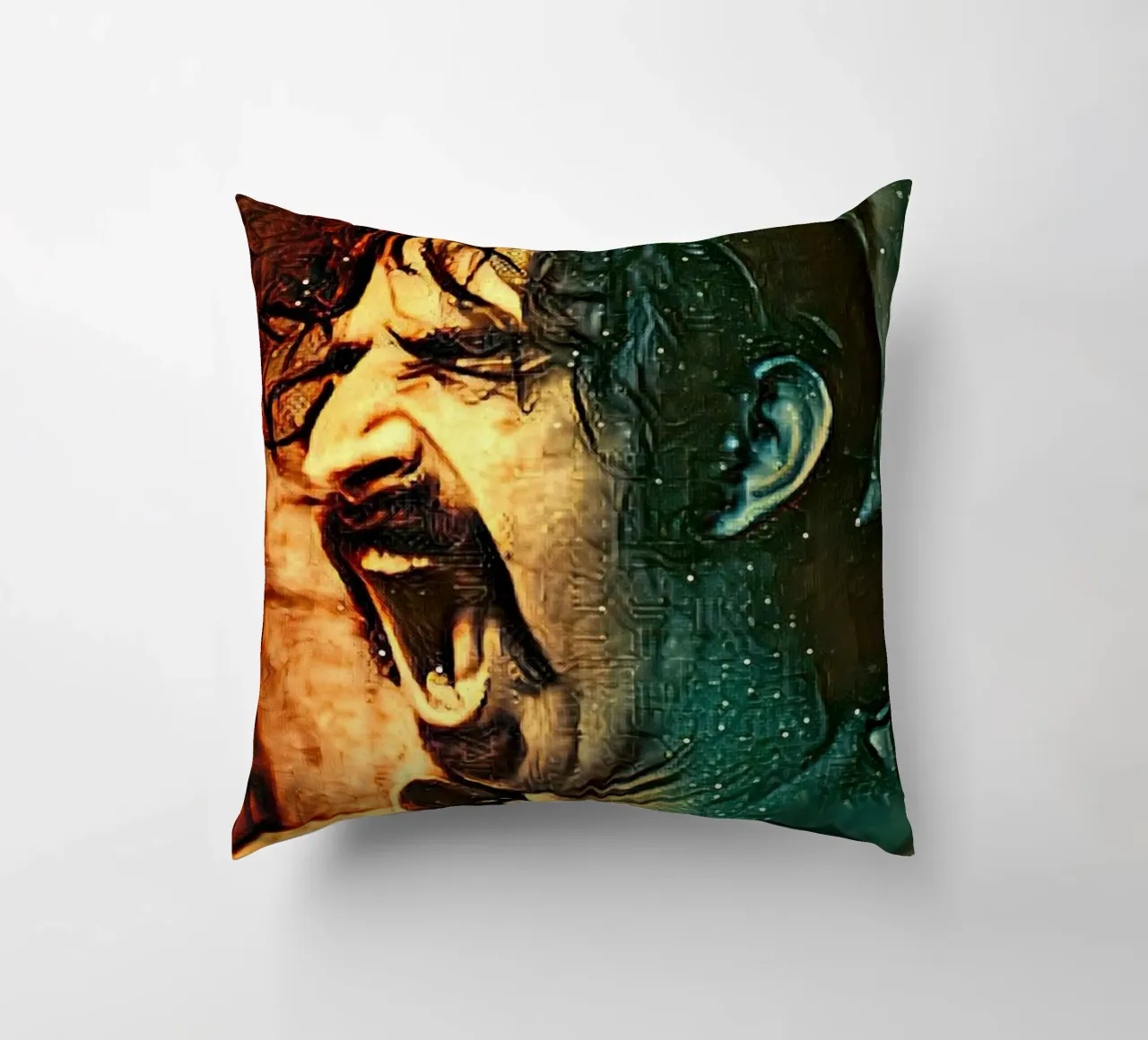 Frank Zappa cuscino da Lembayung art