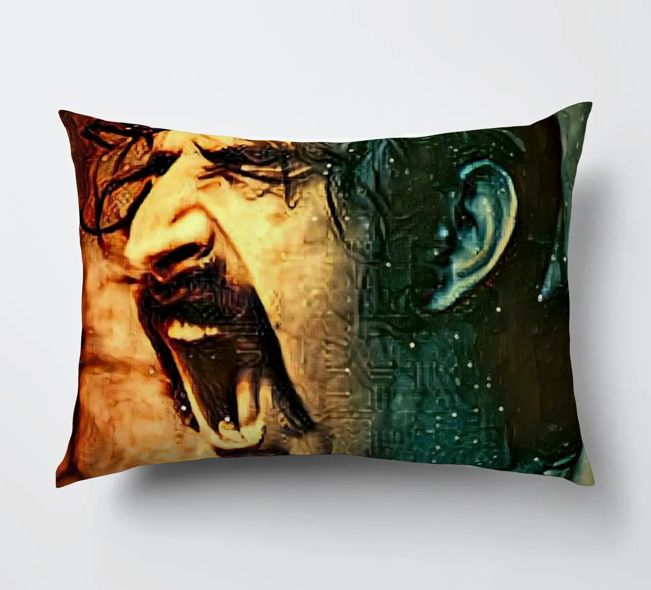 Frank Zappa cuscino da Lembayung art